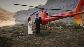 Amanda + Jim - Banff Helicopter Elopement