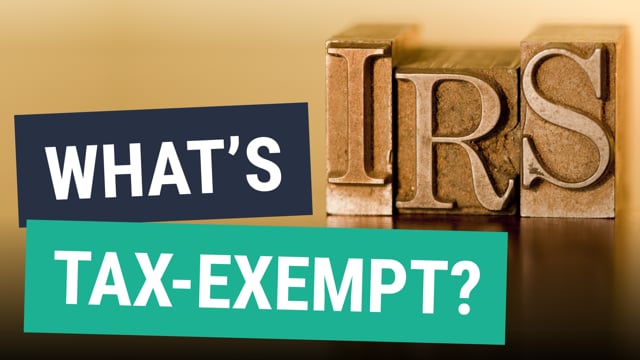 What is a Tax-Exempt Organization?