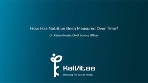 How Has Nutrition Been Measured Over Time?