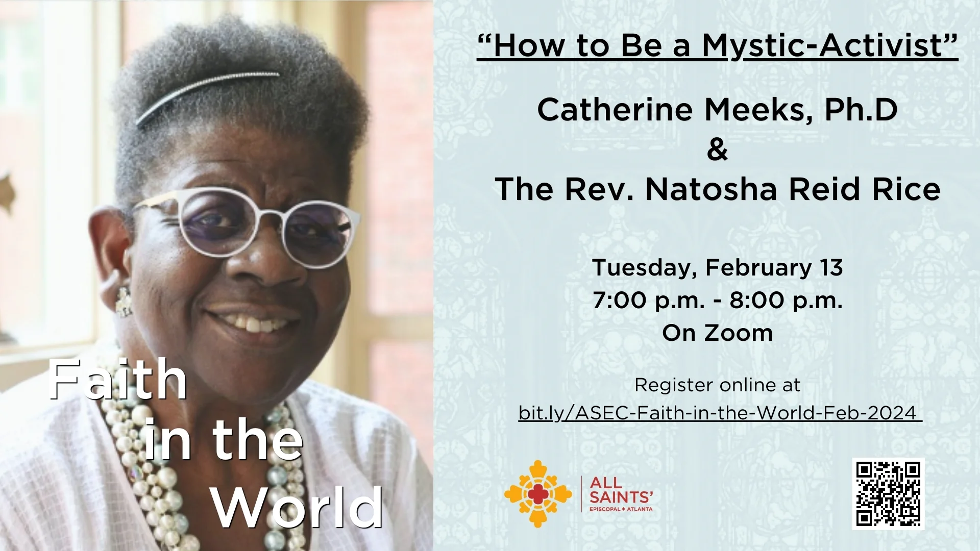 Faith in the World Series | Session #2 | Catherine Meeks, Ph.D and The ...