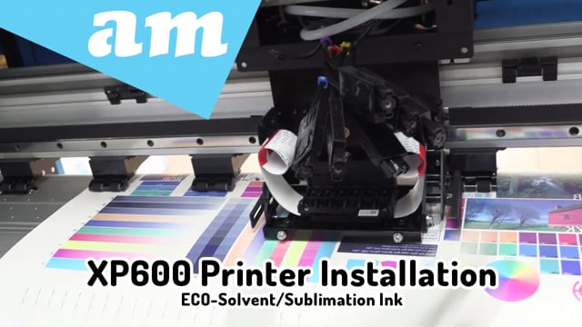 FastCOLOUR XP600 ECO-Solvent/Sublimation Ink Large Format Printer Installation and Alignment