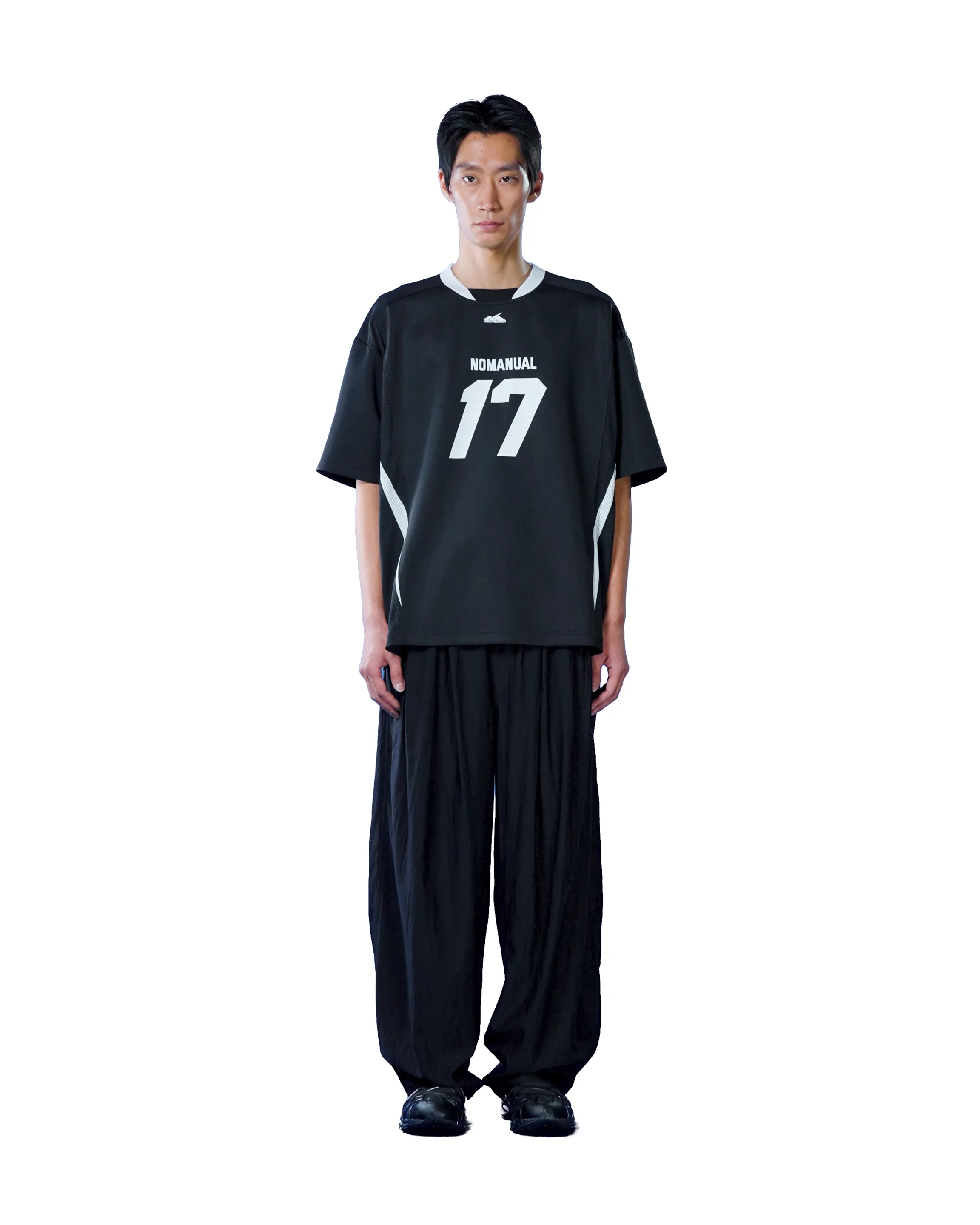 日本未入荷NOMANUALの17 MESH BLOCK FOOTBALL JERSEY 全2色 MUSINSA | NOMANUAL 17 MESH BLOCK FOOTBALL JERSEY - BLACK