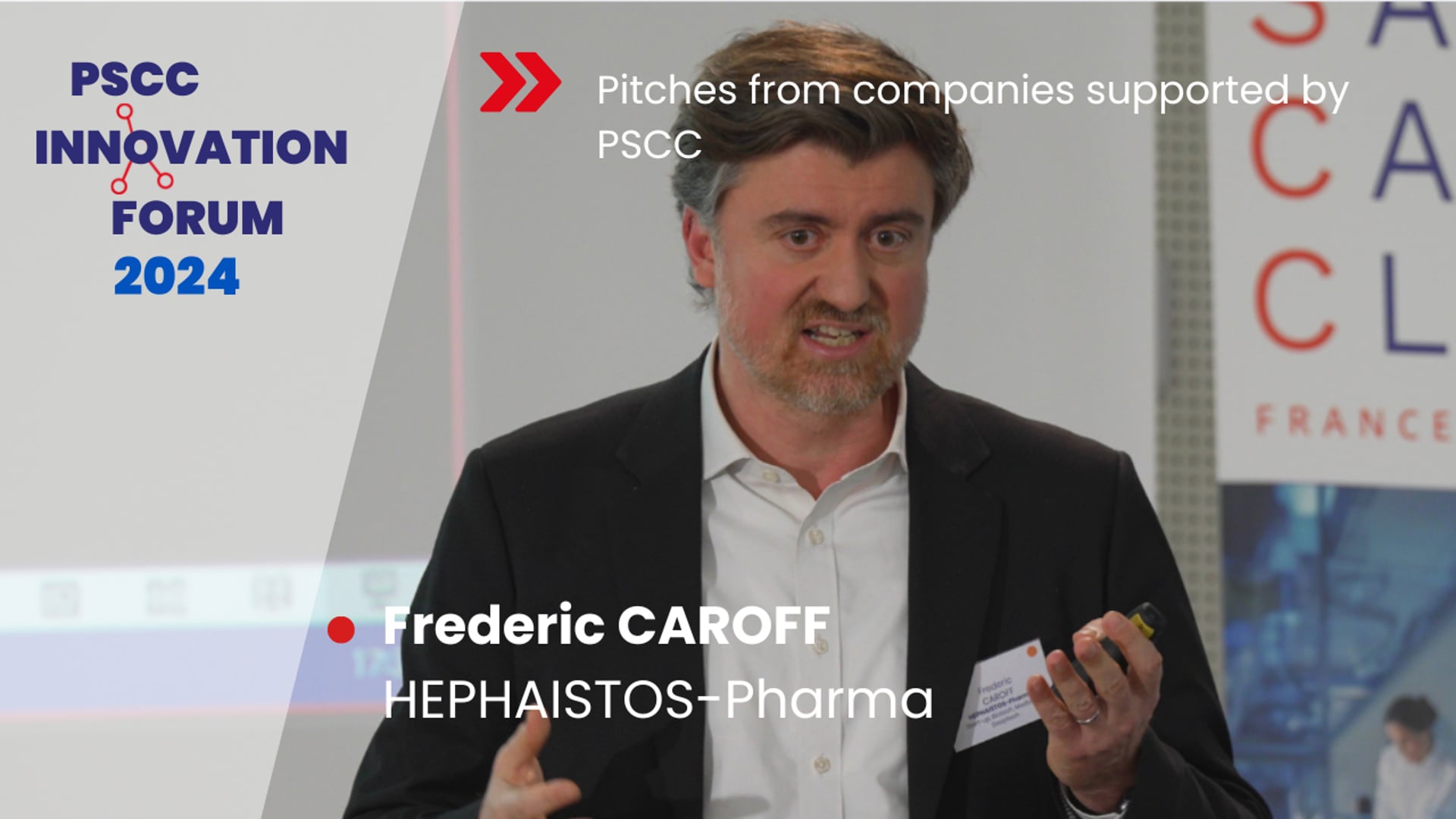 Pitches from companies supported by PSCC - Frederic Caroff - HEPHAISTOS-Pharma