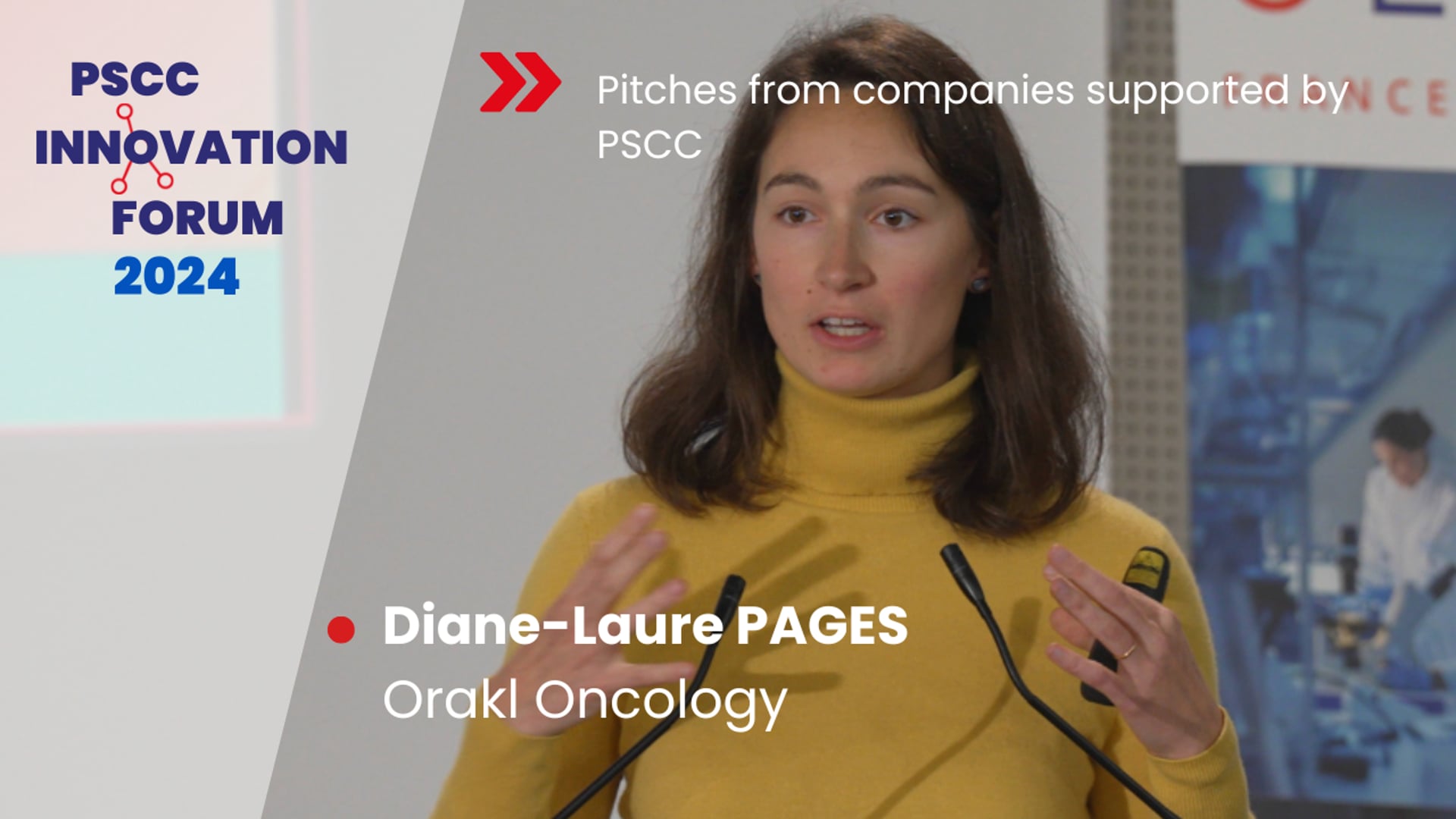 Pitches from companies supported by PSCC - Diane-Laure Pages - Orakl Oncology