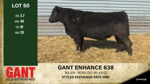 Lot #50 - *** OUT *** GANT EXCHANGE 638