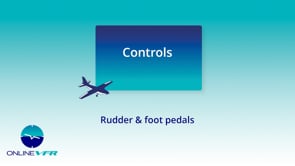 Rudder & foot pedals