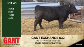 Lot #43 - GANT EXCHANGE 632