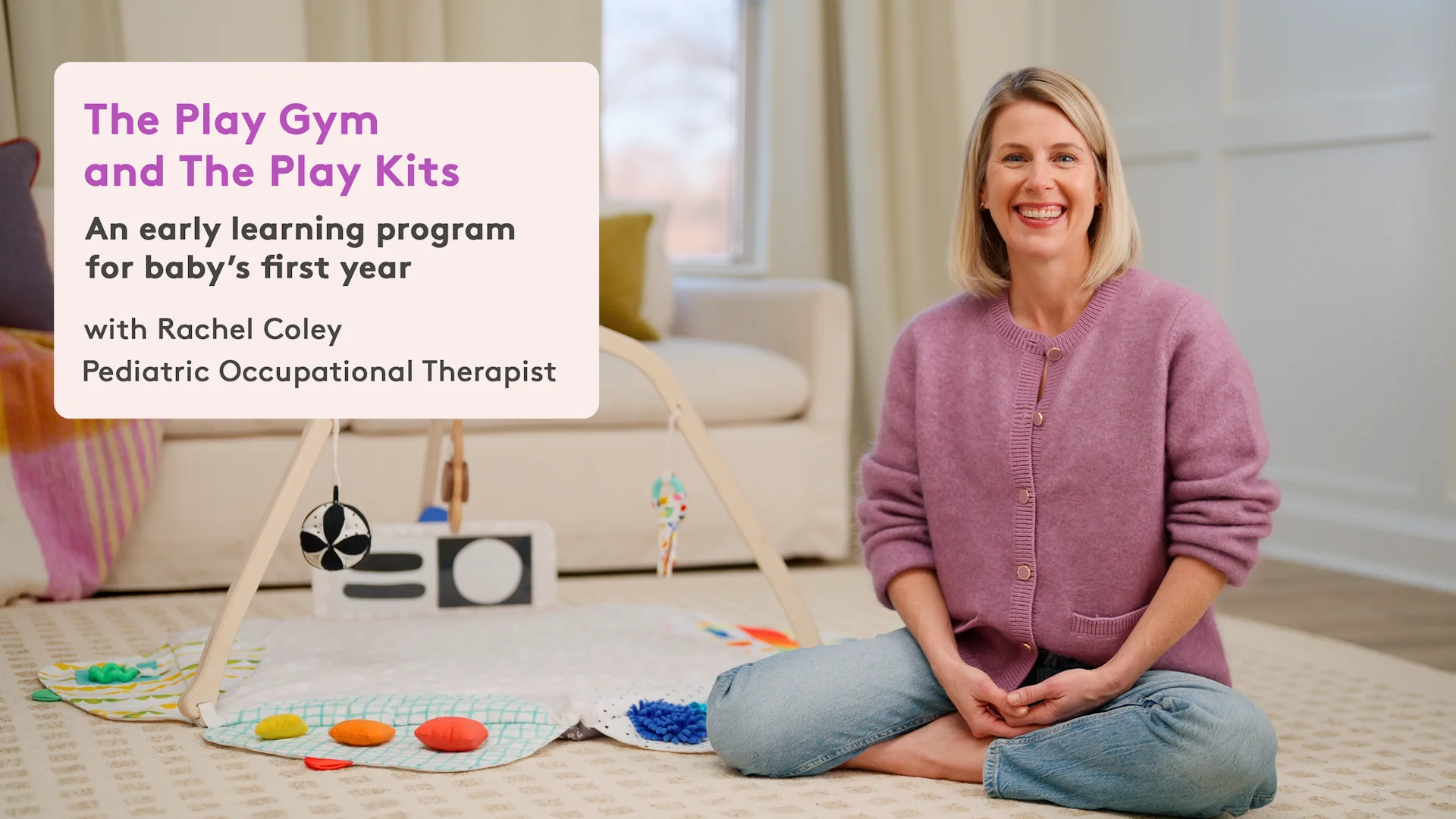 The Play Gym | Baby Activity & Tummy Time Mat | Lovevery