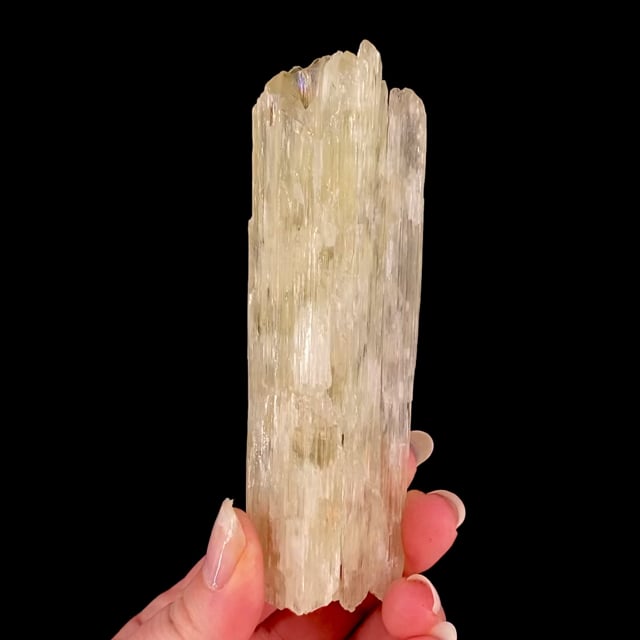 Spodumene (doubly-terminated ''floater'' crystal)