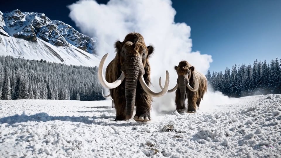 Video afspelen "OpenAI Sora: Mammoth"