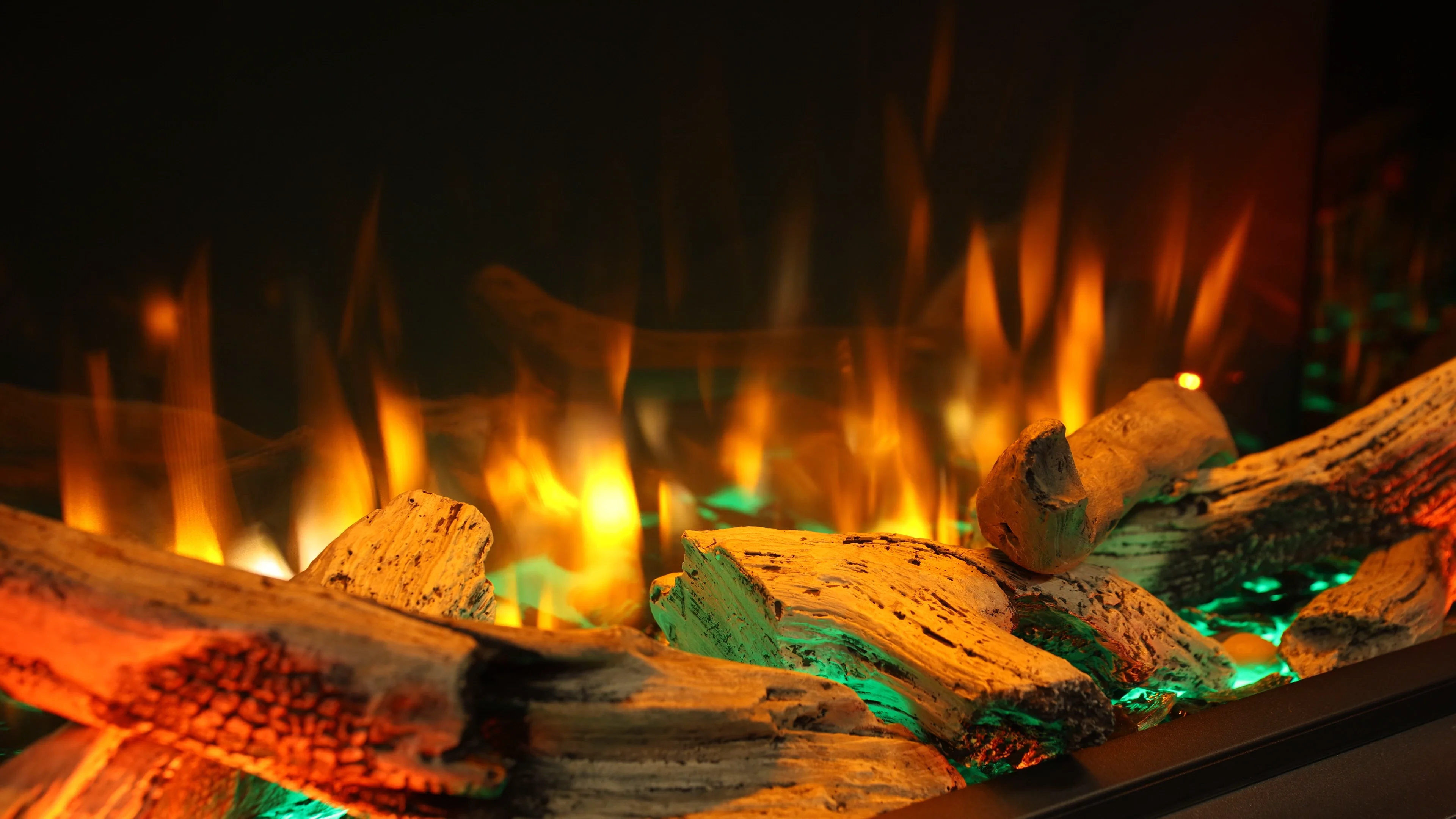 Valor™ GE4 Electric Fireplace Driftwood Logs on Vimeo