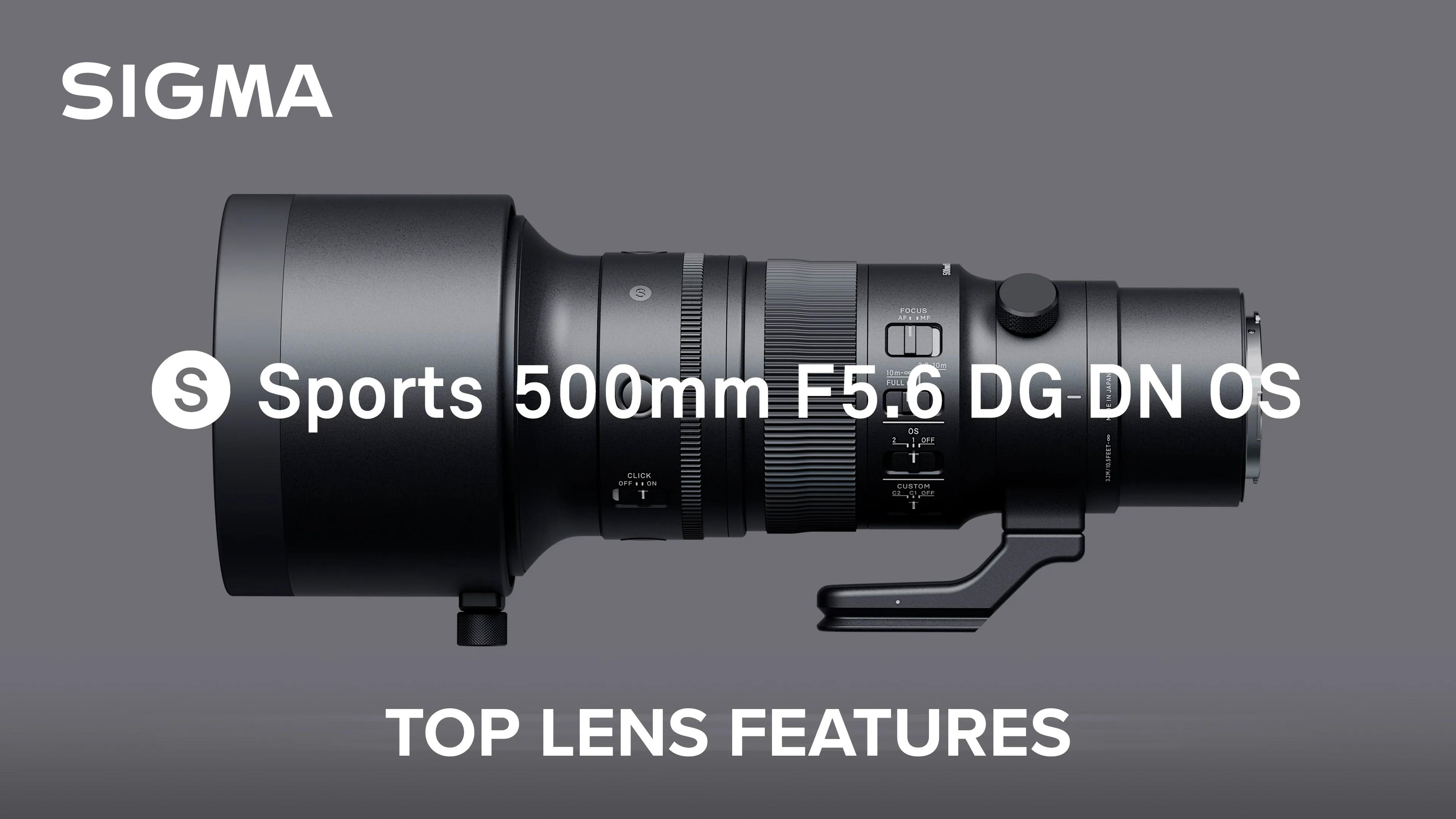 SIGMA 500mm F5.6 DG DN OS | Sports | SIGMA Corporation of SIGMA 500mm F5.6 DG DN OS | Sports | SIGMA Corporation of