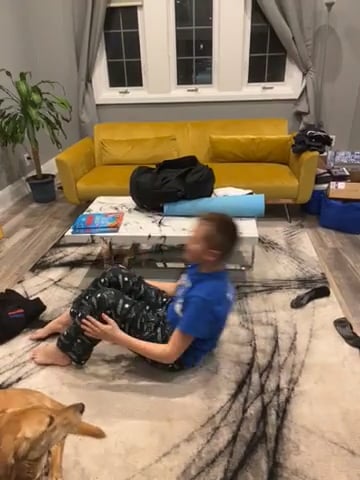 Watch lj hayes's Sit Ups: 64 sit ups