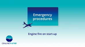 Engine fire on start-up