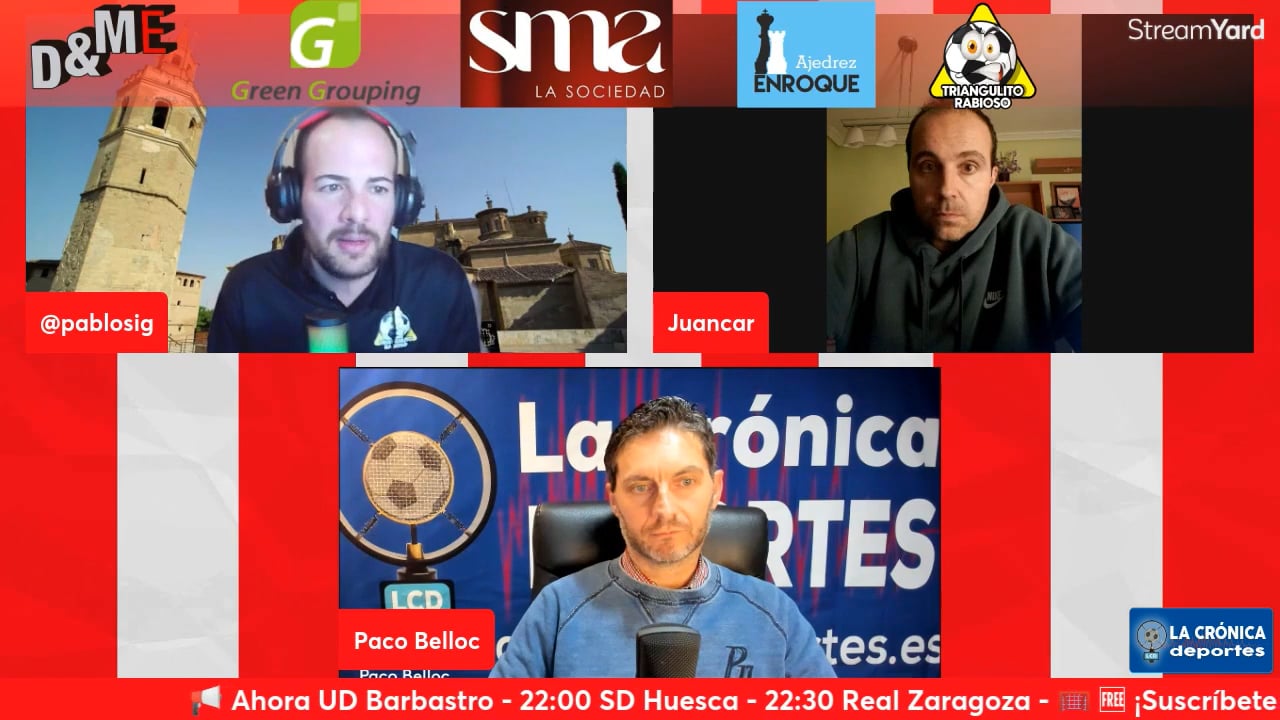 (Jornada 22 - Segunda Rfef) TERTULIA UD BARBASTRO / Fuente: YouTube El Triangulito Rabioso