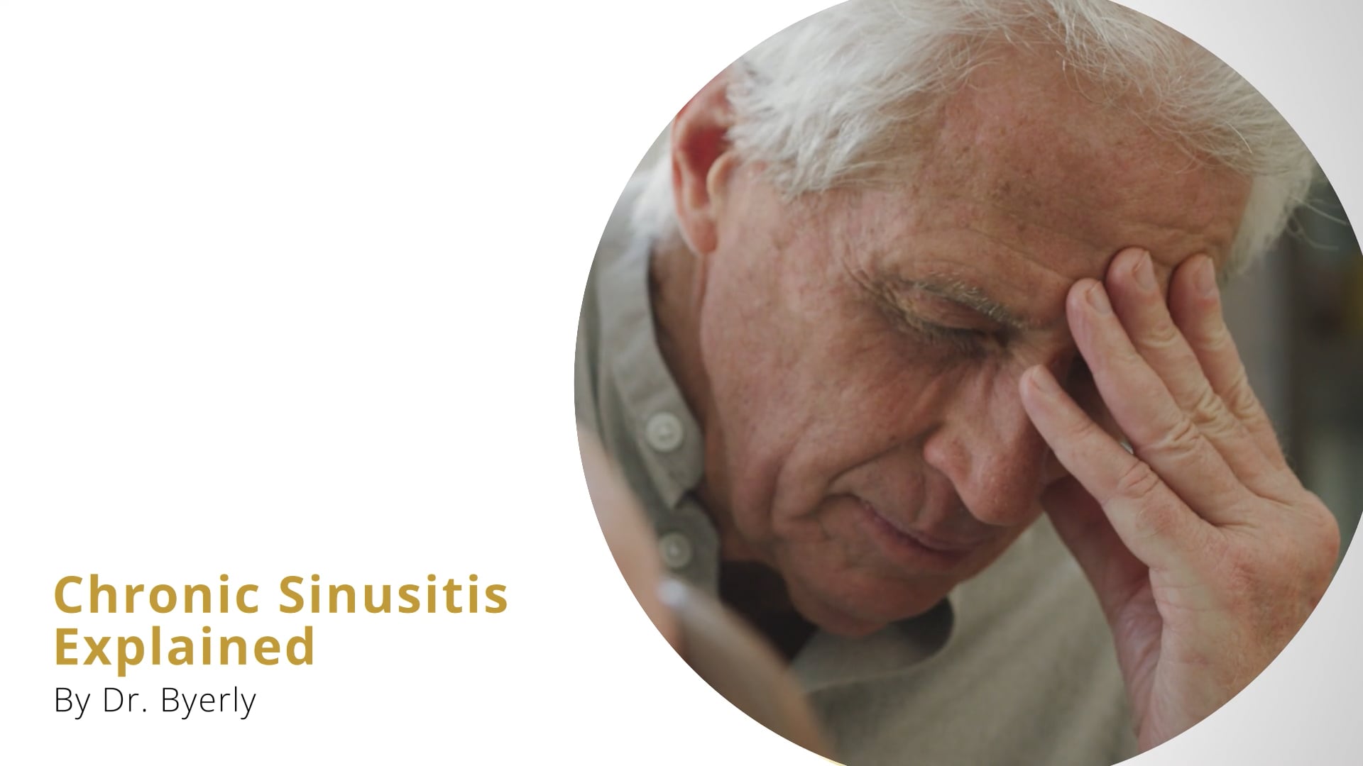 Chronic Sinusitis Explained - Dr Byerly