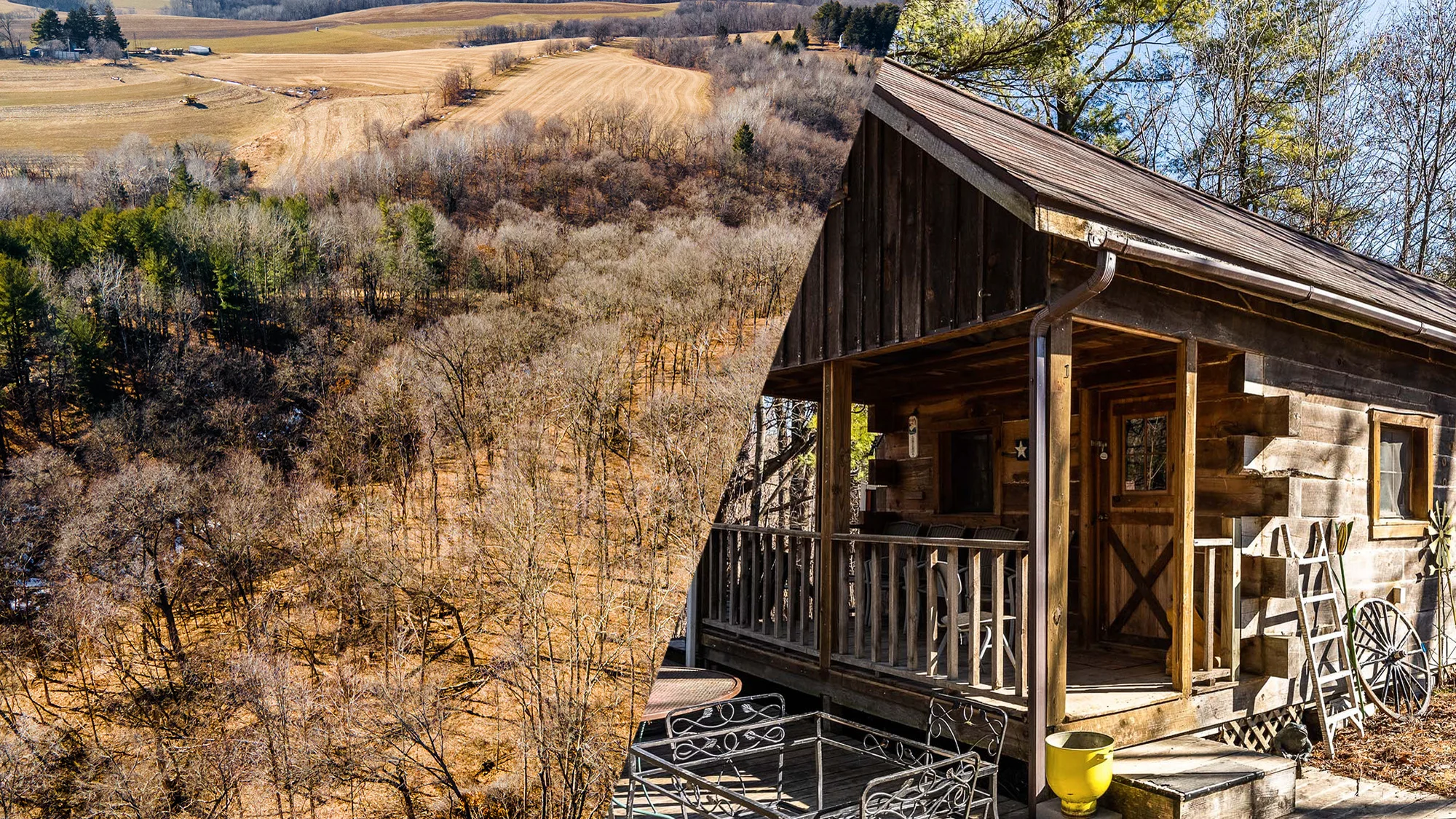 Rustic Log Cabin On 14 Acres For Sale (Crawford Co. WI) on Vimeo