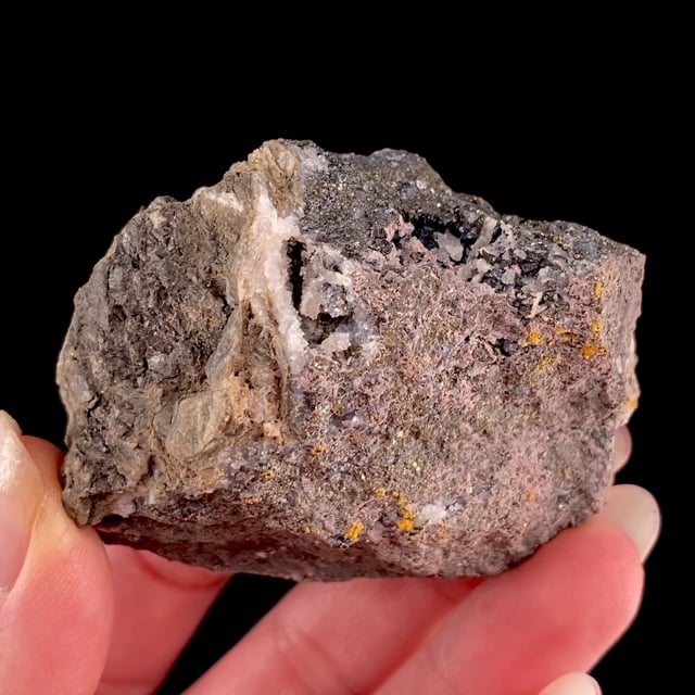 Native Arsenic with Bismuth, Erythrite and Covellite