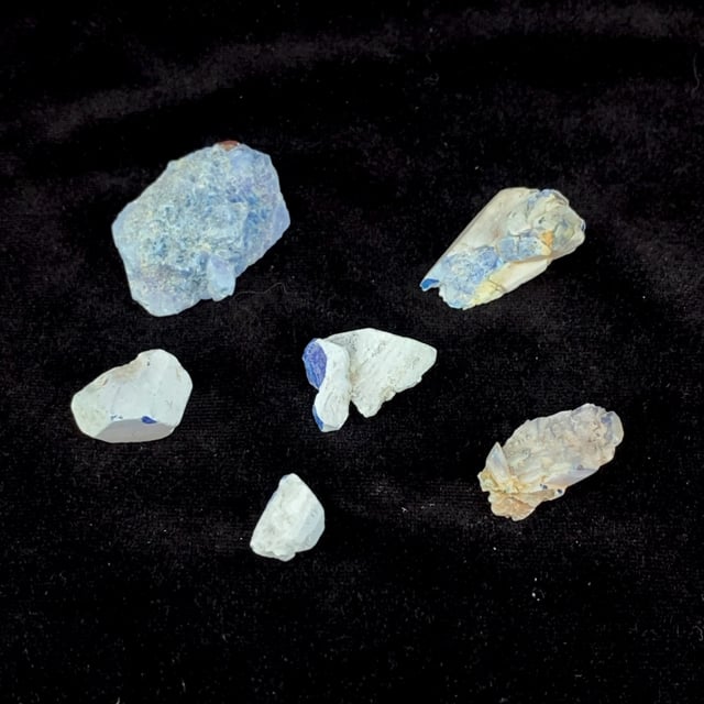 Chalcanthite (6 pieces)
