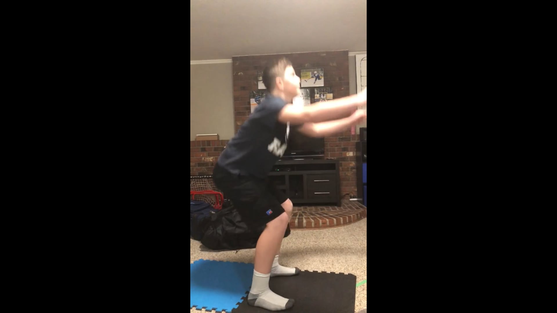 Watch lee jordan's Air Squats: 21 air squats