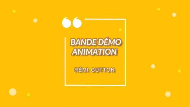 Bande Demo Animation