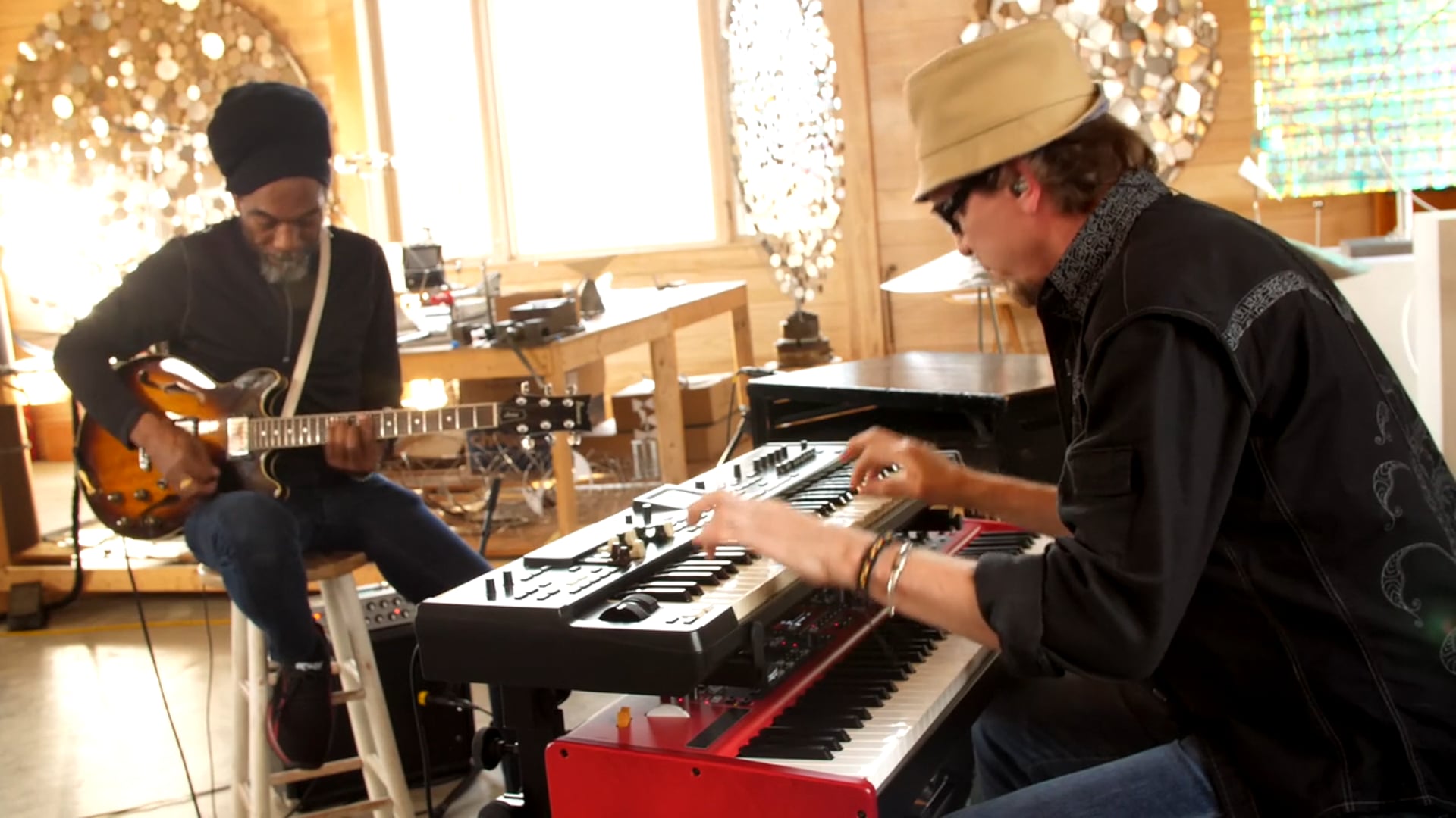 Stallag Riddim jam session with Matt Jenson and Tuff Lion