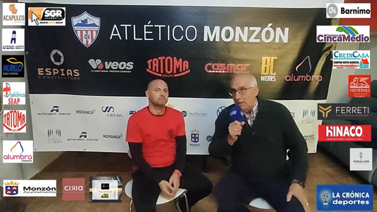 AITOR  PARDO (Entrenador Illueca) At Monzón Alumbra 0-2 Illueca / J 21 / 3ª División