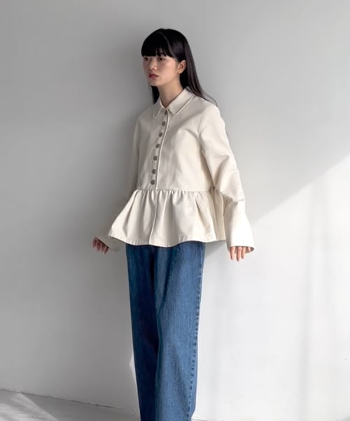 yuw】ペプラムシャツジャケット | [公式]ローリーズファーム