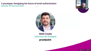 Monday 19 February 2024 - E-pocalypse: Navigating the future of email authentication