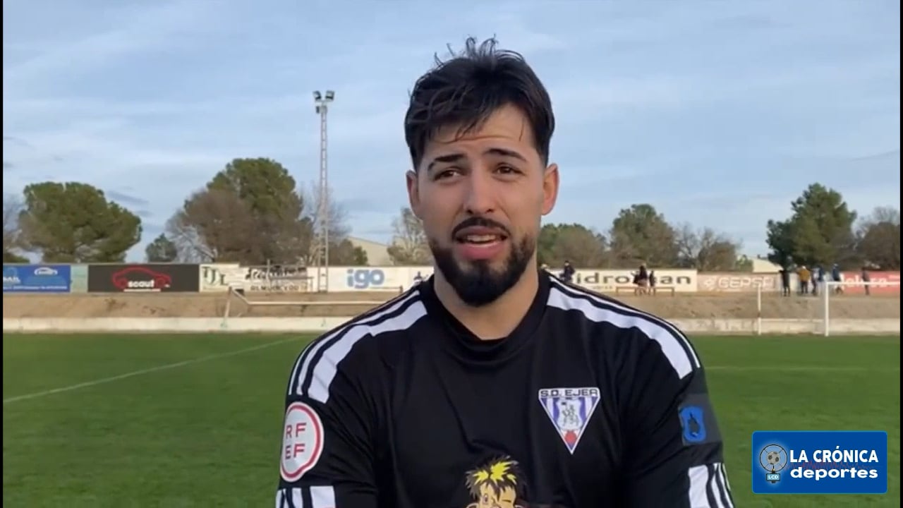 RAÚL MONFORTE (Jugador Ejea) AD Almudévar 0-0 SD Ejea / J 21 / 3ª División / Fuente: Facebook SD Ejea