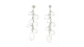 5.5-9mm Cultured Pearl Drop Earrings in Sterling Silver