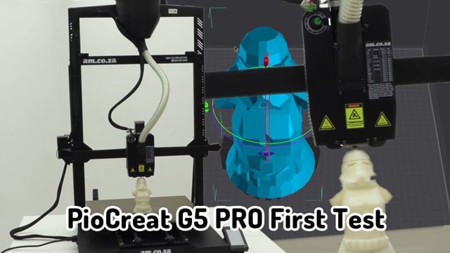 PioCreat G5 Pro From AM.CO.ZA for Southern Africa Market First Time Printing Test