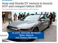 A Joint Venture Between Sony Group and Honda Motors - DTS News with Larry Pickett