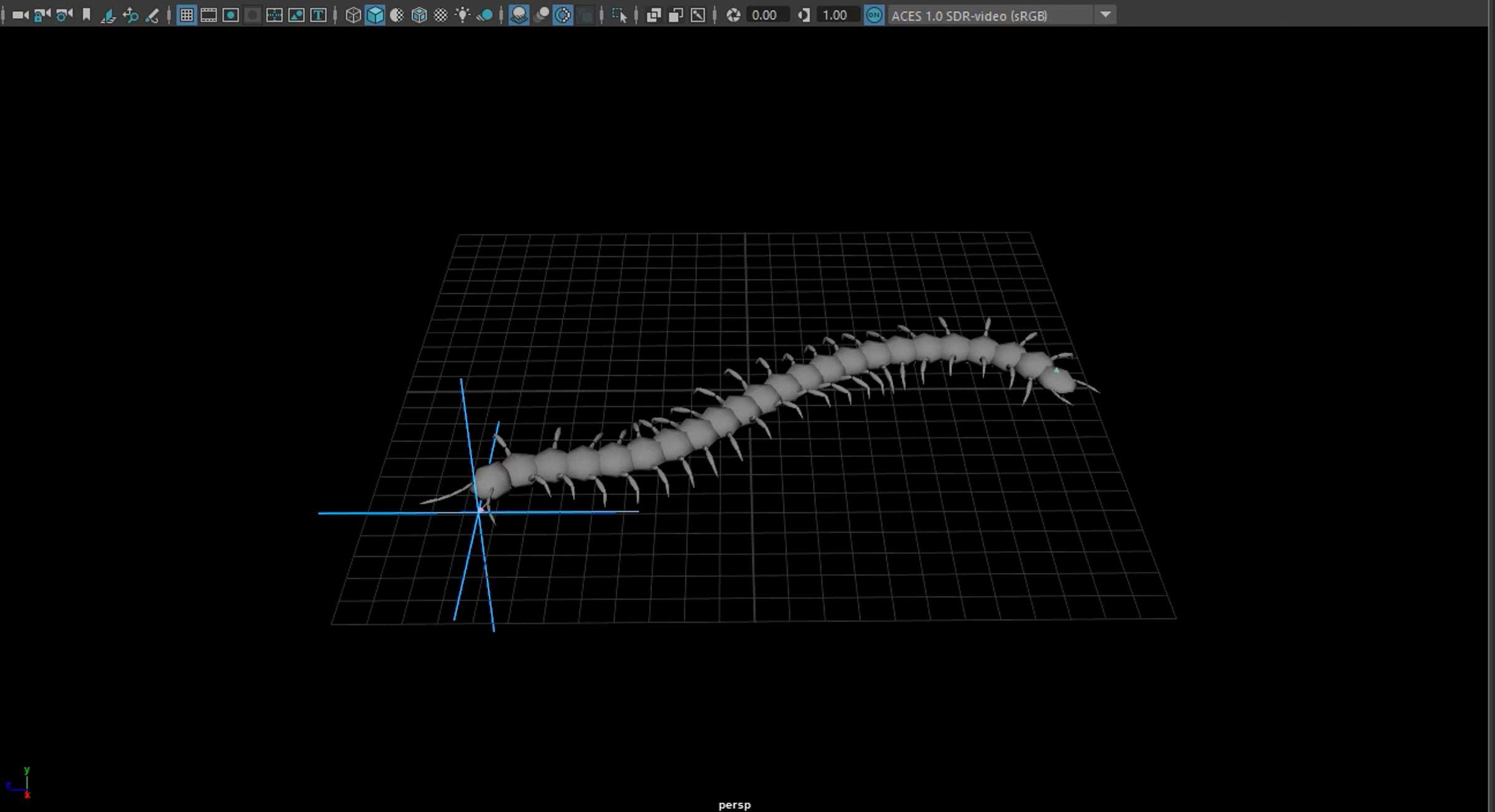centipede procedural rig setup