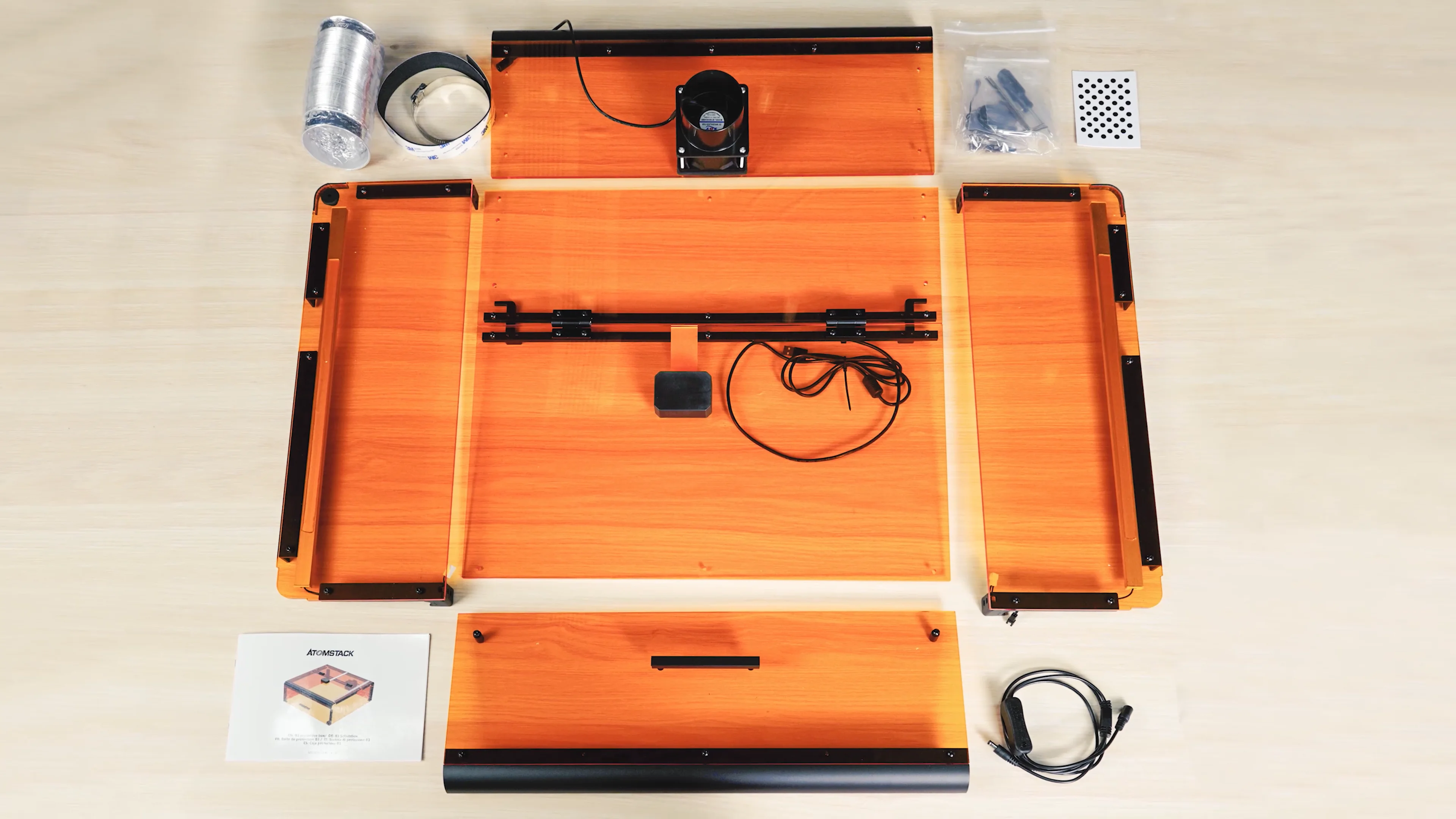 AtomStack B3 Enclosure - Dustproof Laser Engraving Machine Protective