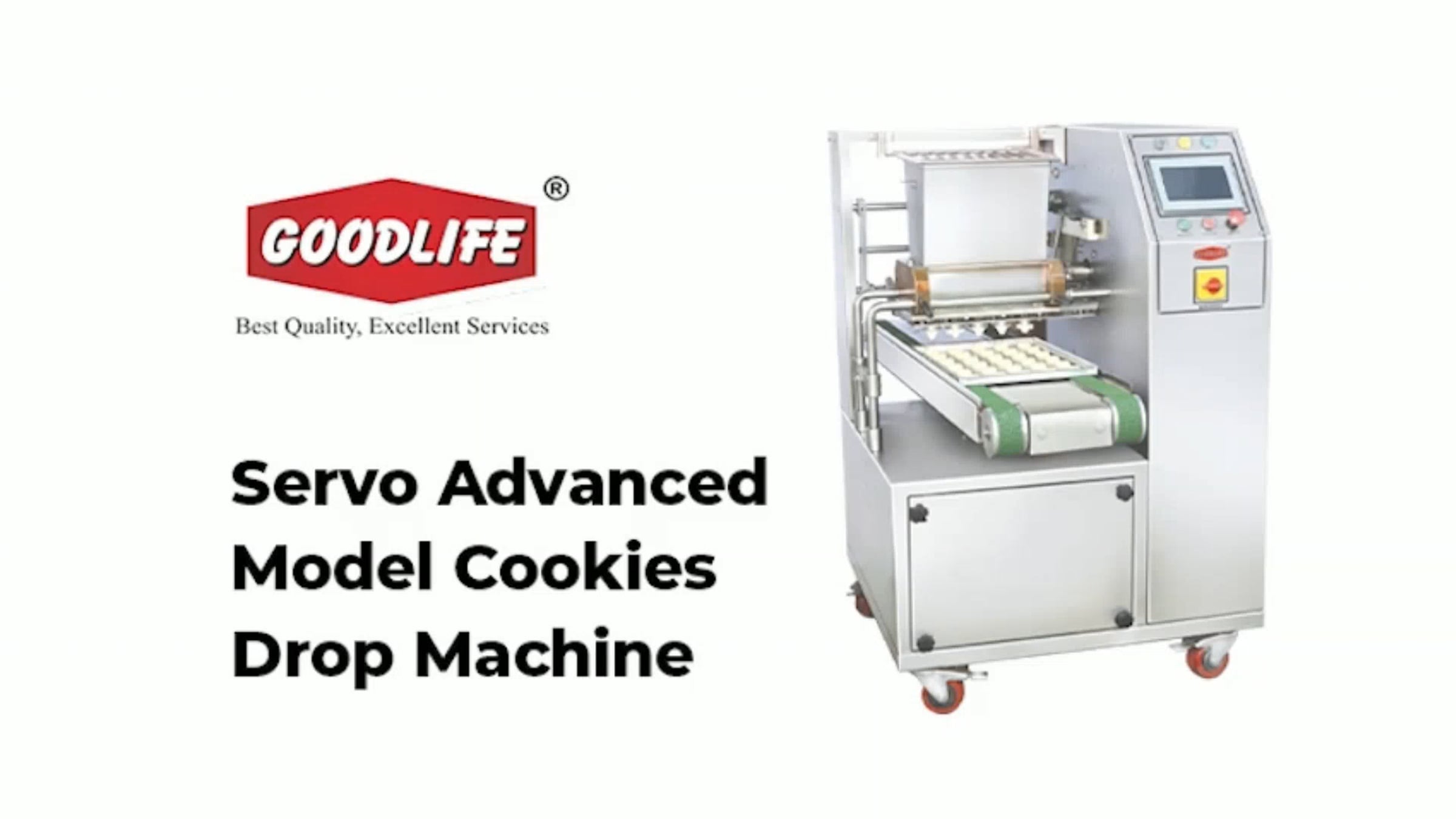 Servo Advanced Model Cookies Drop Machine | Goodlife Technologies Pvt ...