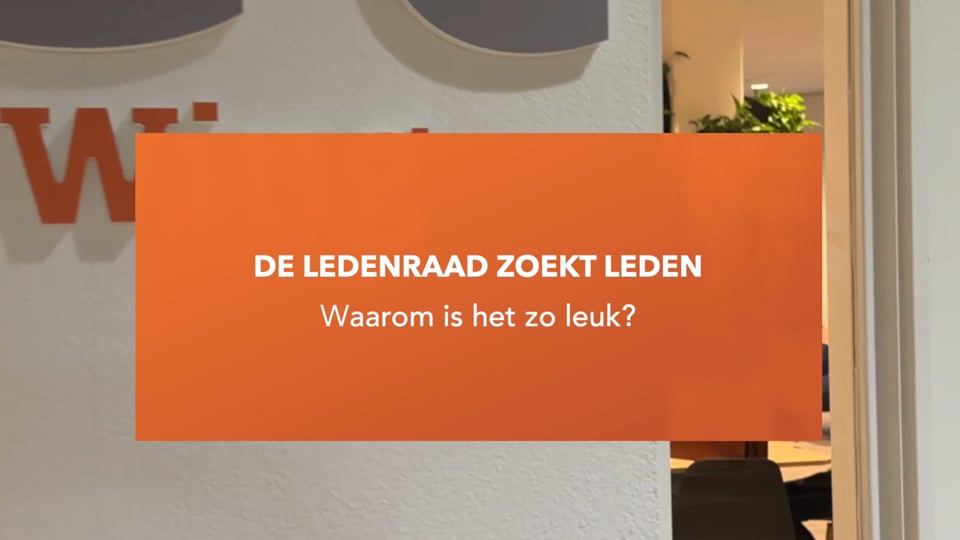 De ledenraad zoekt leden