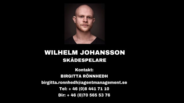 Wilhelm Johansson showreel 2021