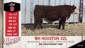 Lot #9 - WH HOUSTON 32L