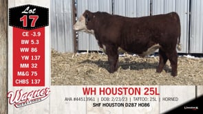 Lot #17 - WH HOUSTON 25L