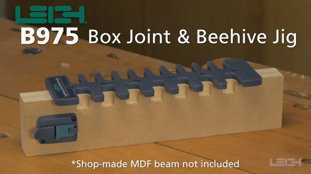 Leigh box joint & deals beehive router jig b975