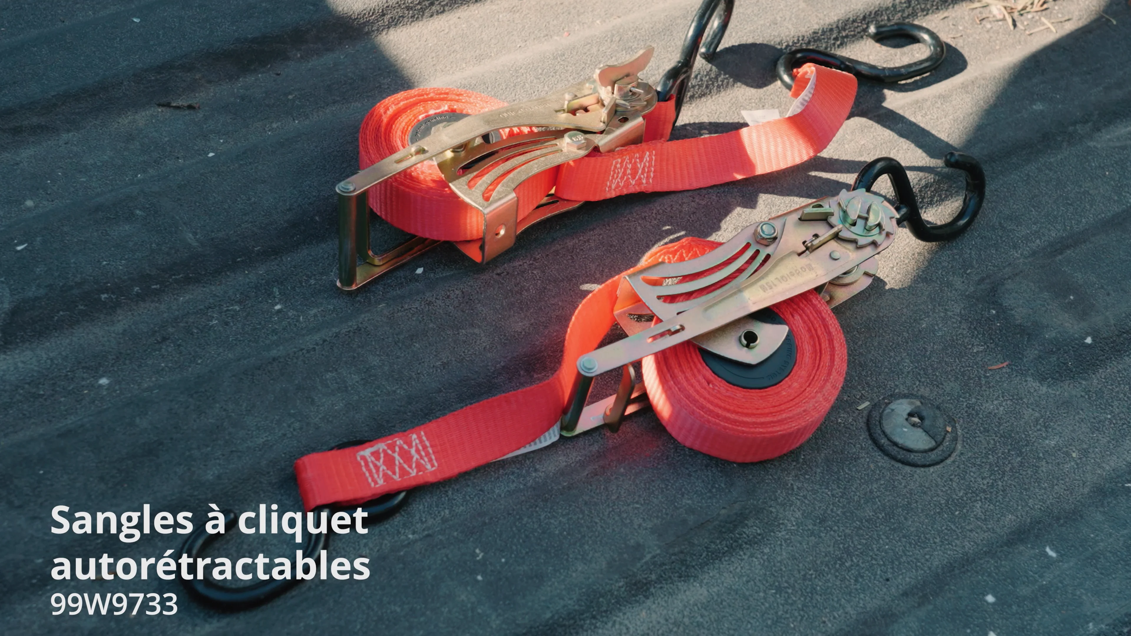 Lot De 6 Sangles D'arrimage à Cliquet, Boucles Réglables Pour Bagages