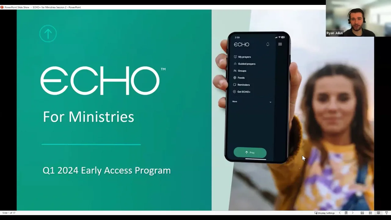 ECHO+ for Ministries - Session 2 on Vimeo