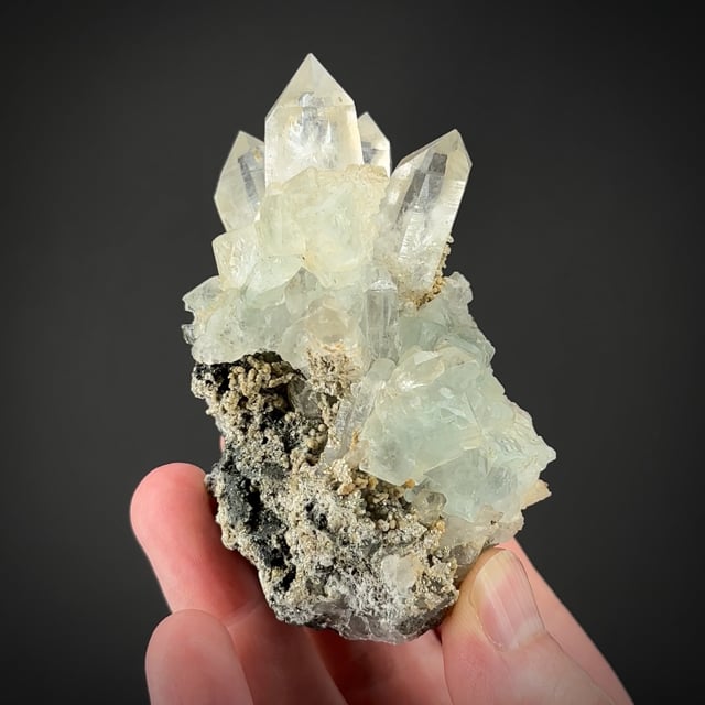 Fluorite and Quartz - rare locale