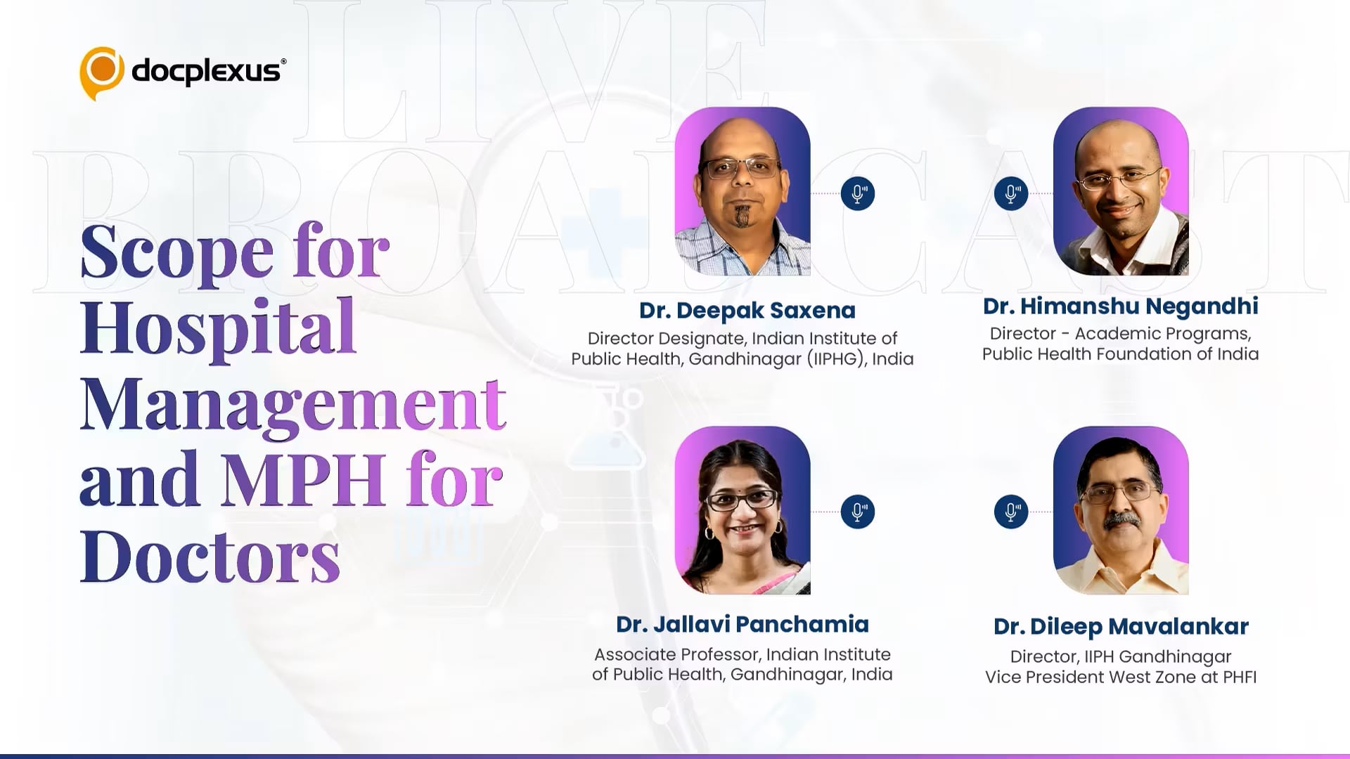 Scope for Hospital Management and MPH for Doctors