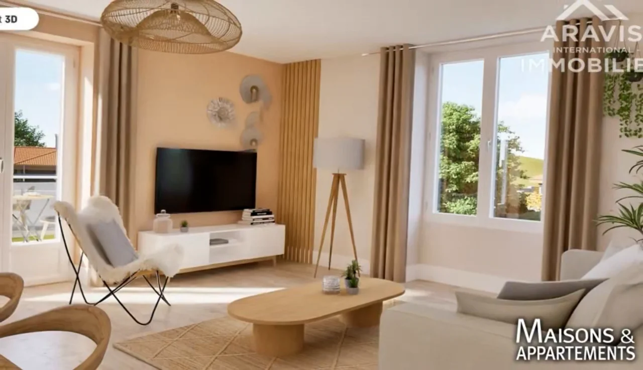 MENTHONSAINTBERNARD APPARTEMENT À VENDRE 420 000 € 3 pièces on