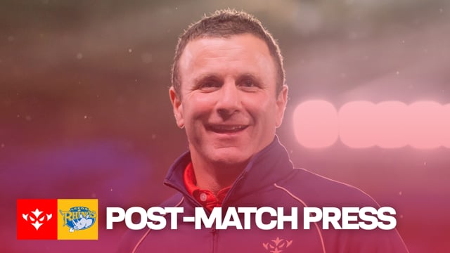 POST MATCH PRESS: Willie Peters talks to the press after Leeds win!