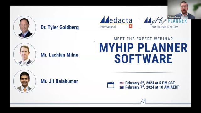MyHip Planner Software - Meet the Expert Webinar