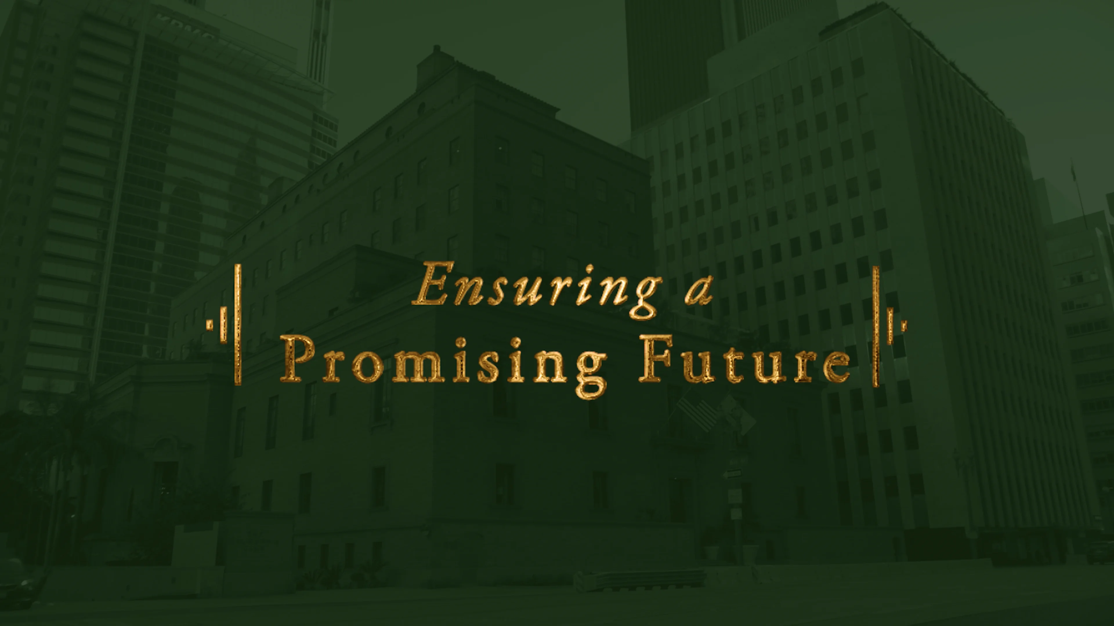 Ensuring a Promising Future on Vimeo