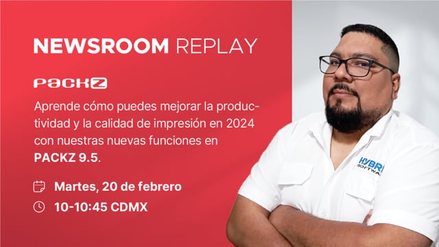 PACKZ 9.5 NewsRoom (Spanish) Replay